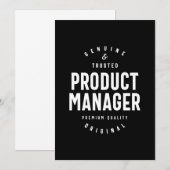 Taaktitel productbeheer kaart (Voorkant / Achterkant)