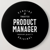 Taaktitel productbeheer ronde button 6,0 cm (Voorkant)