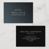 Taaktitel Stijlvol Schwarz Gradienten Visitekaartje (Voorkant / Achterkant)