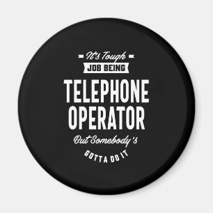 Taaktitel telefoonoperator magneet