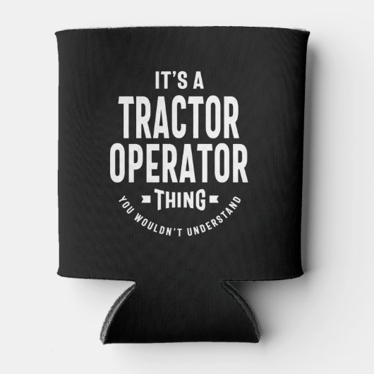 Taaktitel Tractor Operator Blikjeskoeler (Voorkant)