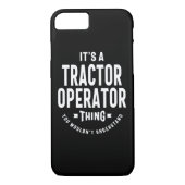 Taaktitel Tractor Operator Case-Mate iPhone Case (Achterkant)