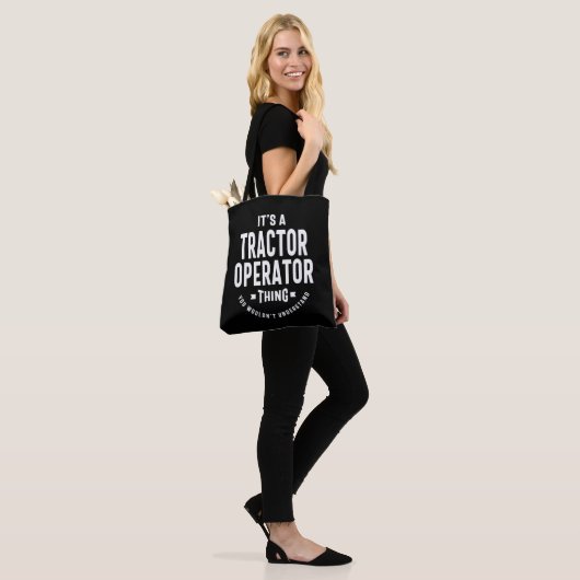 Taaktitel Tractor Operator Tote Bag (Op model)