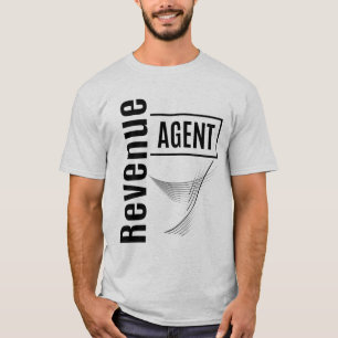 Taaktitel van agent van omzet t-shirt