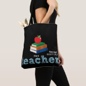 Taaktypografie van de leerling tote bag (Dichtbij)