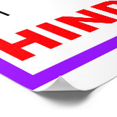 Taakvermenigvuldiging Poster (Hoek)