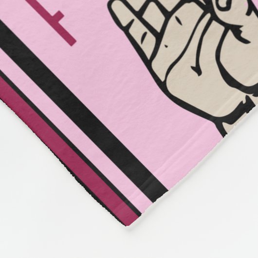 Taal ABC love ASL Mam Love Fleece Deken (Hoek)