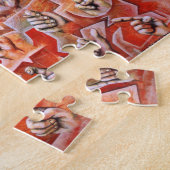 Taal alfabet puzzel legpuzzel (Zijkant)