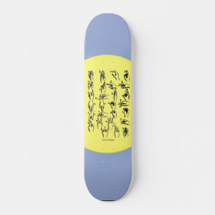 Taal alfabet skateboard