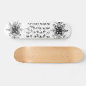 Taal alfabet skateboard (Horizontaal)
