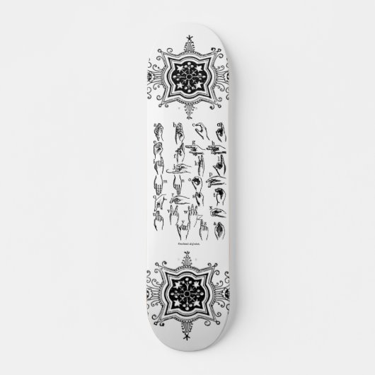 Taal alfabet skateboard (Voorkant)