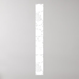 Taal, Aqua Haze voetstuk bord Poster