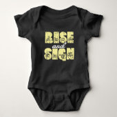 Taal ASL Rise en Sign Romper (Voorkant)