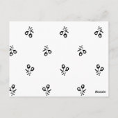 Taal, bergmist briefkaart (Achterkant)