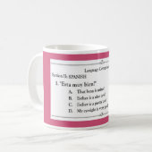 Taal Collectie - Spaans 1 Koffiemok (Voorkant links)