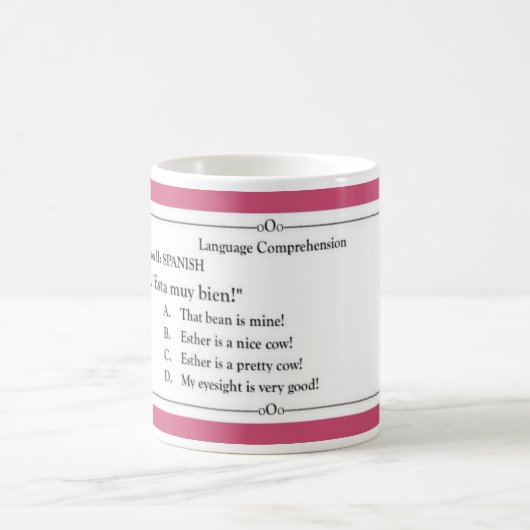 Taal Collectie - Spaans 1 Koffiemok (Center)