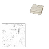 Taal, Concord Wood Art Stamp Rubberstempel (Gestempeld)