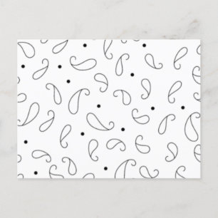 Taal, donkergrijs briefkaart