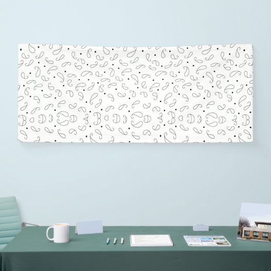 Taal, donkergrijze banner (Beurs)