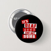 Taal Doof Bewustzijn Hand Talk Asl Lenguaje De Ronde Button 5,7 Cm (Voorkant /achterkant)