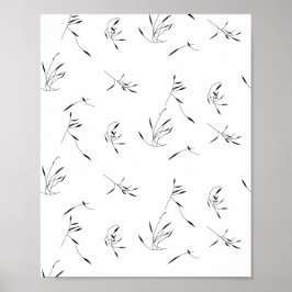 Taal, Dove Grey Poster