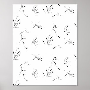 Taal, Dove Grey Poster