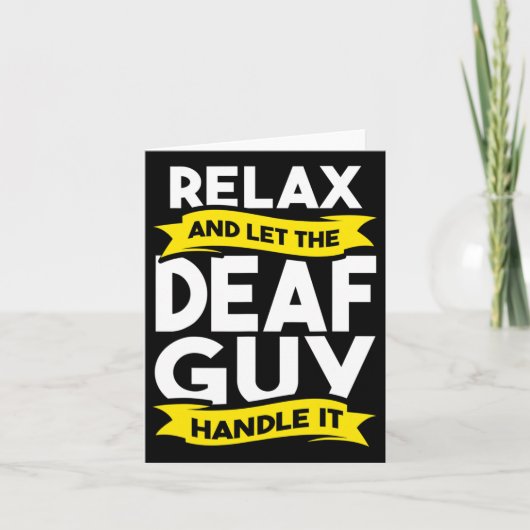 Taal Dovenbewustzijn Gehoorverlies En Gebarentaal  Kaart (Voorkant)