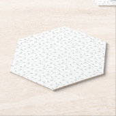 Taal, Duifgrijs Kartonnen Onderzetters (Schuin)