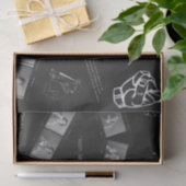 Taal-fotogram Tissuepapier (Geschenk)