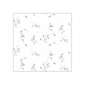 Taal, goudkleurige sierstrips rubberstempel (Afrduk)