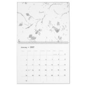 Taal, grijze cloud kalender (Jan 2027)