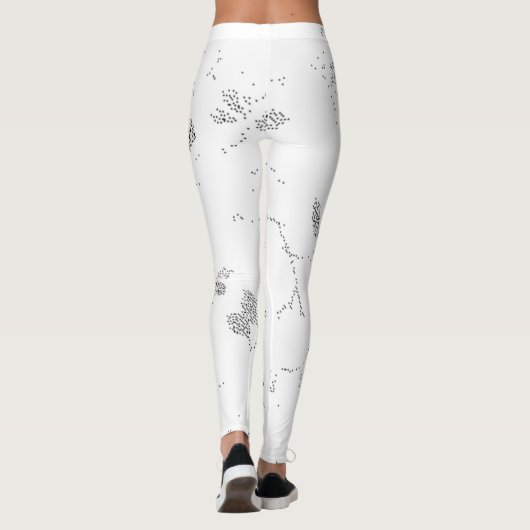 Taal, grijze cloud leggings (Achterkant)