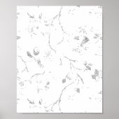 Taal, grijze cloud poster (Voorkant)