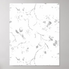 Taal, grijze cloud poster