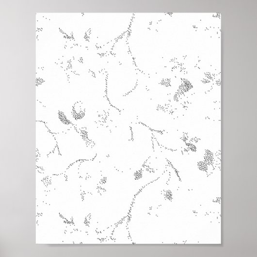 Taal, grijze cloud poster (Voorkant)