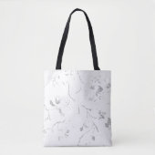 Taal, grijze cloud tote bag (Voorkant)