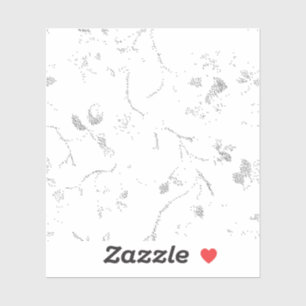 Taal, Grijze wolken, op maat gesneden vinylSticker Sticker