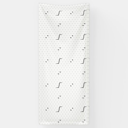 Taal, groene witte banner (Verticaal)