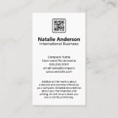 Taal Groeten Visitekaartje (Achterkant)