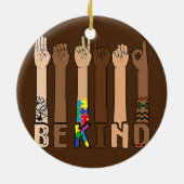 Taal-handboek met leerkrachten keramisch ornament (Achterkant)