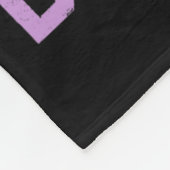 Taal Lame Weak ASL Slang T-shirt Deaf Awareness MO Fleece Deken (Hoek)