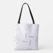 Taal, Lichtgrijs, Geiser Tote Bag (Achterkant)