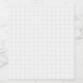 Taal, Lichtgrijs, Geiser Wijn Etiket (Enkel label)