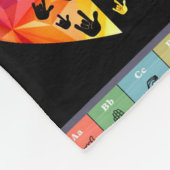 Taal liefde bg ASL Mam Love Fleece Deken (Hoek)