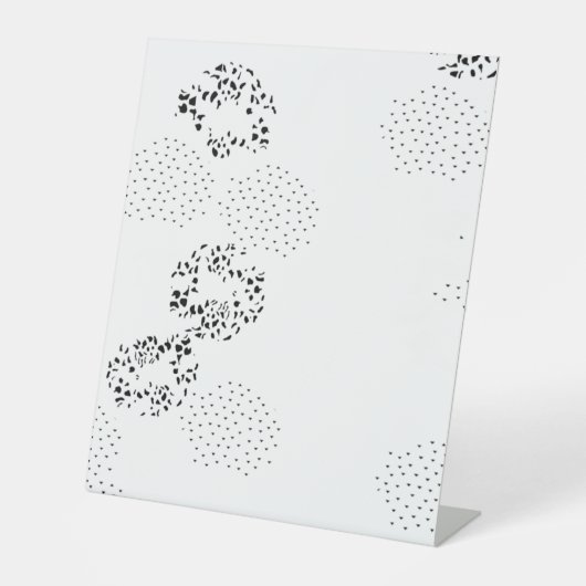 Taal, onderteken voor sneeuwverschuiving reclamebord met voetstuk (Voorkant)