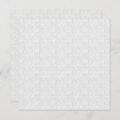 Taal ontwerp dertig twee feestdagenkaart (Voorkant / Achterkant)