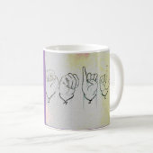 Taal "Smile" Koffiemok (Voorkant rechts)