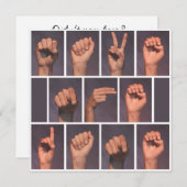 Taal Teken Opslaan Datum Kaart (Voorkant / Achterkant)