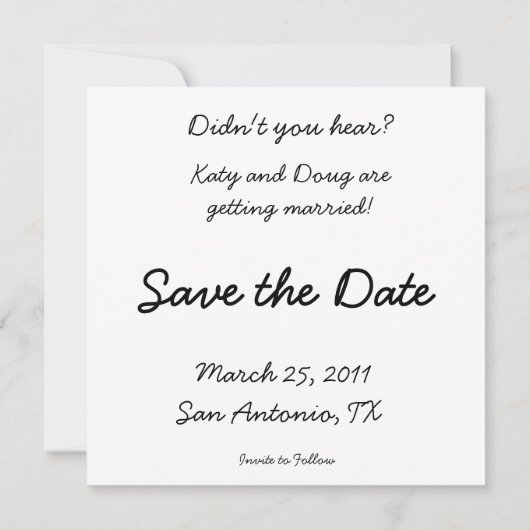 Taal Teken Opslaan Datum Kaart (Achterkant)