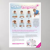 Taal van baby poster (Voorkant)